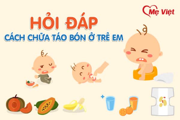 cach chua tre bi tao bon