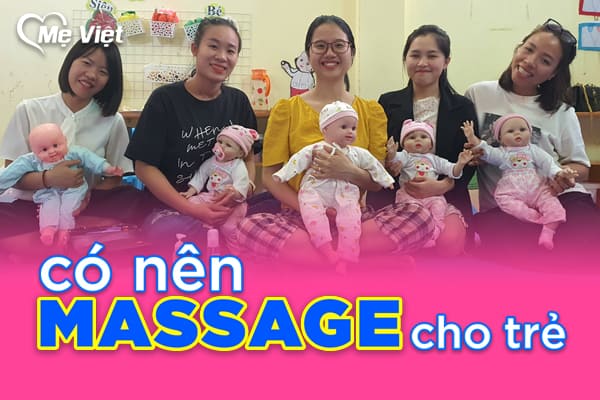 có nên massage cho trẻ sơ sinh